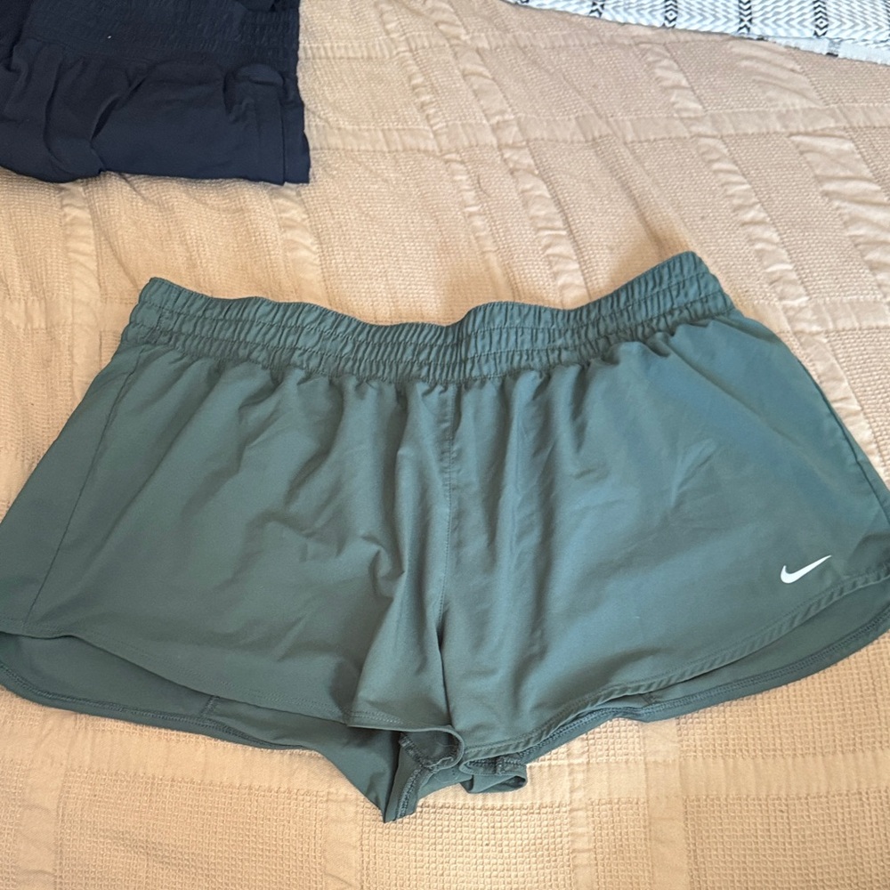 Nike Women's Olive Athletic Shorts